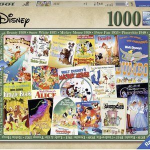 Ravensburger 19874 Disney Vintage Movie Posters 1000 Piece Puzzle